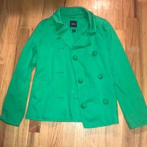 Gap Kids Kelly green pea coat